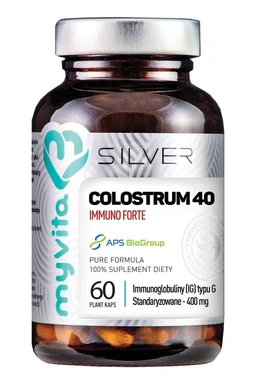 Silver Colostrum 40 Immuno Forte 400 mg kapsułki 