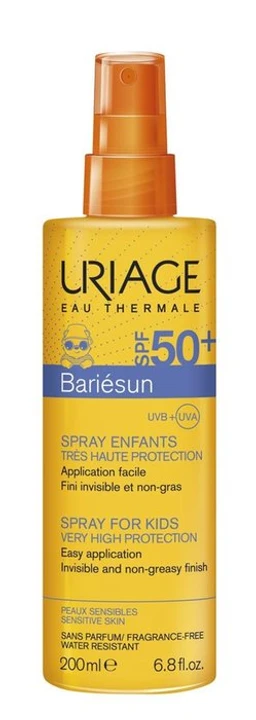 Uriage Bariesun, spray dla dzieci, SPF 50+ 