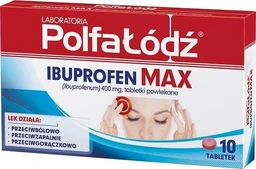 Laboratoria PolfaŁodź IBUPROFEN MAX 400 mg tabletki powlekane 