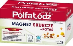 Laboratoria PolfaŁódź Magnez Skurcze + Potas, suplement diety 