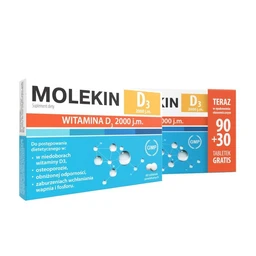 Molekin D3 2000 j.m. 50 µg tabletki powlekane 