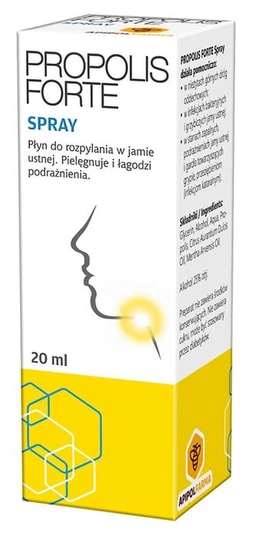 Propolis Forte Spray, płyn do rozpylania w jamie ustnej 