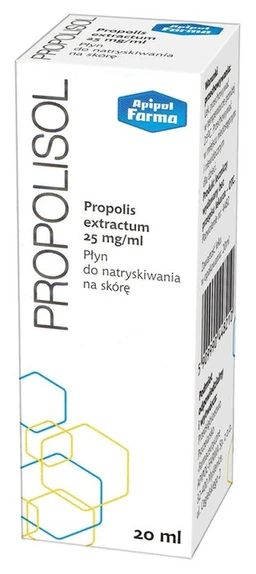 Propolisol 25 mg/ml płyn do natryskiwania na skórę 