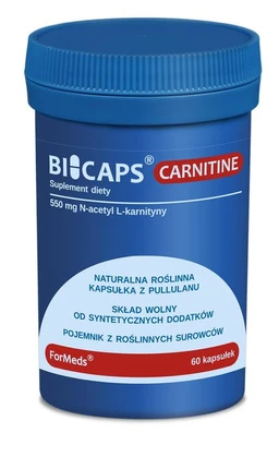 Bicaps Carnitine 550 mg kapsułki 