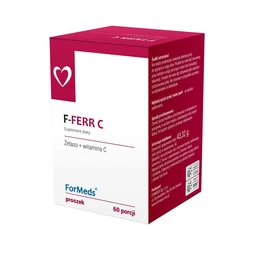 ForMeds F-Ferr C 600 mg+80 mg+14 mg/porcję proszek 