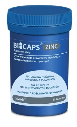 Bicaps Zinc 25 mg+2,5 mg kapsułki 