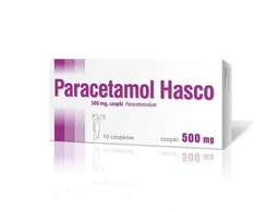 Paracetamol Hasco 500 mg czopki doodbytnicze 