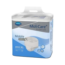 Molicare, pieluchomajtki, premium mobile, 6 kropli, rozmiar XL 