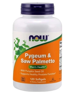 Now Foods Pygeum Saw Palmetto, suplement diety 