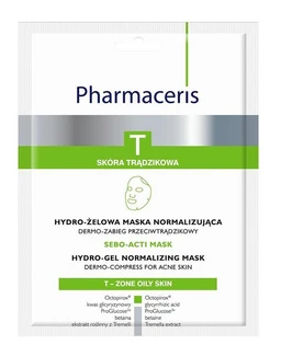 Pharmaceris T Sebo-Acti Mask, hydro-żelowa maska normalizująca 