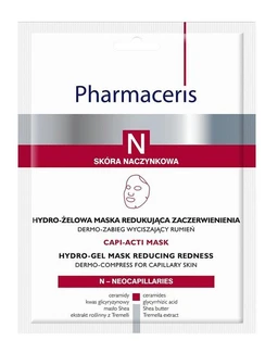 Pharmaceris N Capi-Acti Mask, hydro-żelowa maska redukująca zaczerwienienia 