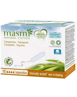 Masmi Super Plus, organiczne bawełniane tampony 