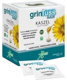 Grintuss Adult Kaszel tabletki do ssania 