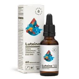 Aura Herbals Luteina+Witamina A+DHA+Zeaksantyna krople 