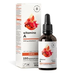 Aura Herbals Witamina A Forte MCT Oil 1500 µg/porcję krople 