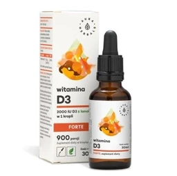 Aura Herbals Witamina D3 forte 50 µg/porcję krople doustne 