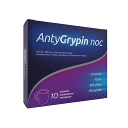 AntyGrypin Complex 500 mg+200 mg+4 mg granulat musujący 