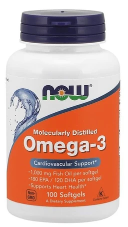 Now Foods Omega-3 kapsułki 