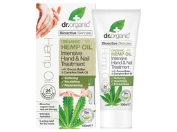 Dr.Organic Hemp Oil krem do rąk i paznokci, z olejem konopi siewnych 