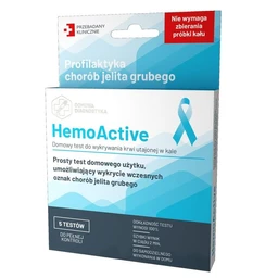 Hemoactive, test do wykrywania krwi utalonej w kale 