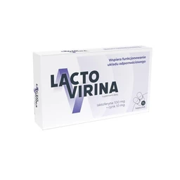 Lactovirina 100 mg+10 mg kapsułki 