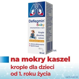 Deflegmin Baby 7,5 mg/ml krople doustne, roztwór 