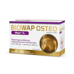 Biowap Osteo D3 500 mg+25 µg tabletki 