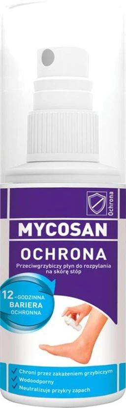 Mycosan Ochrona, aerozol przeciwgrzybiczy do stóp 