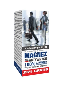 Magnez dla aktywnych tabletki 