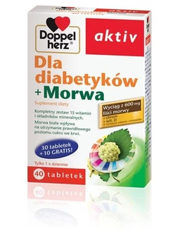 Doppelherz aktiv Dla diabetyków + Morwa tabletki 