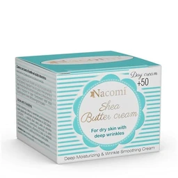 Nacomi, krem shea na dzień 50+ z kwasem hialuronowym 