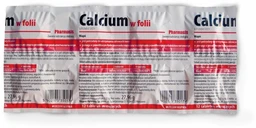 Calcium w folii 180 mg tabletki musujące 