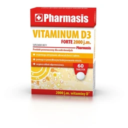 Pharmasis Vitaminum D3 Forte 2000 j.m., suplement diety 