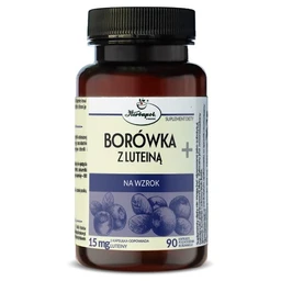 Herbapol Borówka z luteiną+ 250 mg+15 mg kapsułki roślinne 