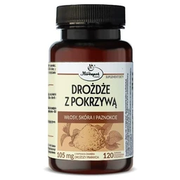 Drożdże z pokrzywą 105 mg+105 mg kapsułki 