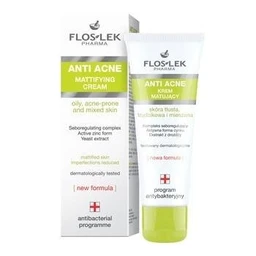 Flos-Lek Anti Acne Ideal Skin, krem matujący skóra tłusta, trądzikowa i mieszana 