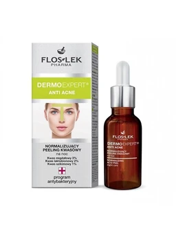 Flos-Lek Dermo Expert Anti Acne, Normalizujący peeling kwasowy na noc 