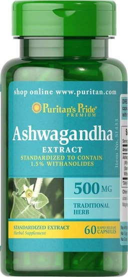 Ashwagandha Extract 500 mg kapsułki 