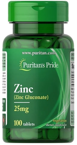 Puritan's Pride Cynk, 25 mg, suplement diety 