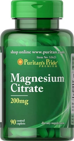 Cytrynian magnezu - Magnesium Citrate 200 mg tabletki powlekane 