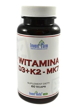 Witamina D3 + K2 MK7 75 µg+50 µg kapsułki 