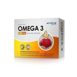 Activlab Omega 3 1000 mg 1000 mg+5 mg kapsułki 