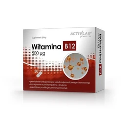 Activlab Witamina B12 500 µg kapsułki 