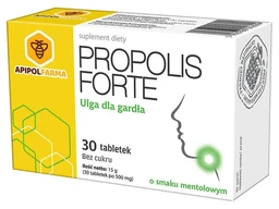 Propolis Forte, suplement diety, smak mentolowy 