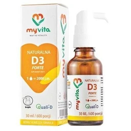 MyVita Witamina D3 2000 IU Forte, suplement diety 