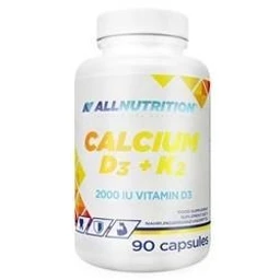 Allnutrition Calcium D3+K2 375 mg+50 µg+25 µg kapsułki 