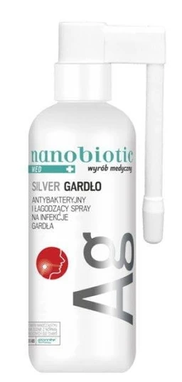 Nanobiotic Med Silver Gardło, spray 