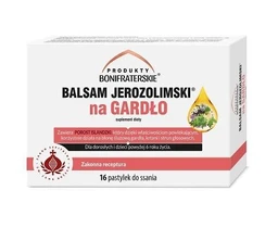 Balsam Jerozolimski Na gardło pastylki do ssania 