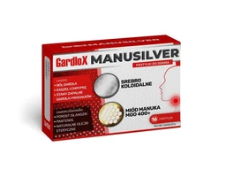 Gardlox Manusilver pastylki do ssania 