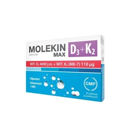 Molekin D3 + K2 Max 4000 j.m.+110 µg tabletki 